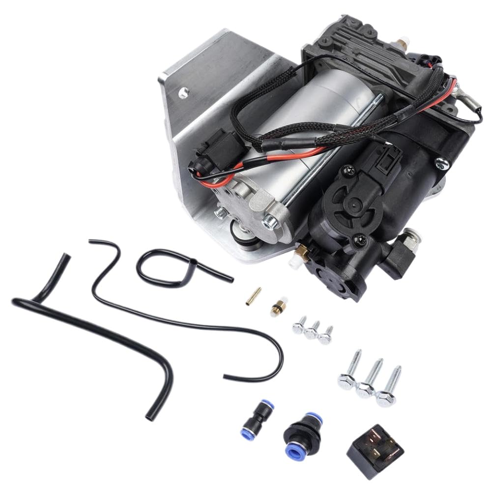 Pkduymbxz Onecolor Air Suspension Compressor Pump With Relay Compatible With Lr3 Lr4 Sport