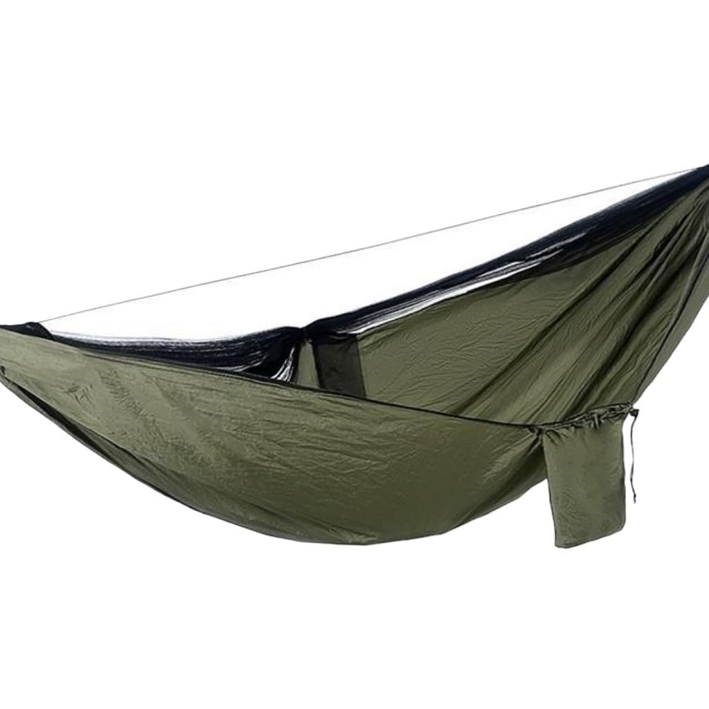 Mosquitera para Exteriores, Hamaca con paracaídas Doble y Red de Apertura rápida automática Camp Hik