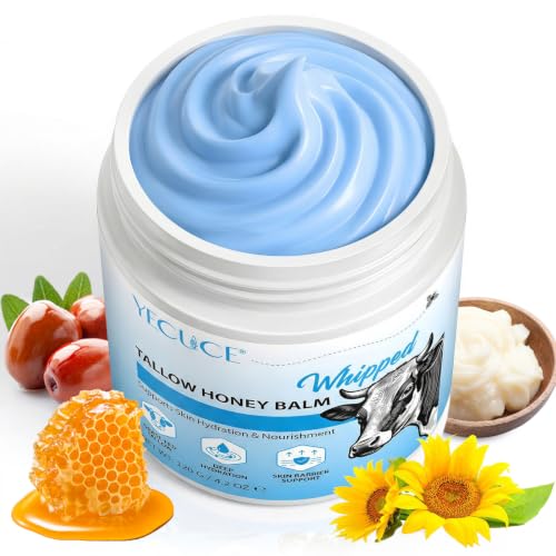 Copper Peptide Tallow Balm,120g Natural Skincare Balm for Anti-Ag...