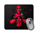RASUCRAFT Mouse Pad, Large Printed Premium Textured Waterproof Anti Skid Rubber Base for Desktop Laptop Gaming Professional 240X200X3mm [20% Larger] (Deadpool Heart) gallery image