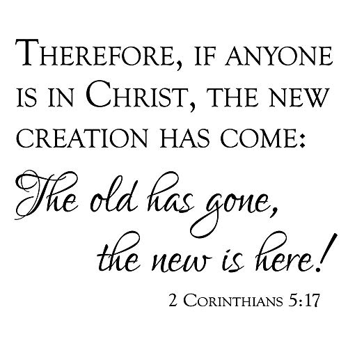 Corinthians Bible Scripture Wall Decor - 2 Corinthians 5:17 miniatura 2