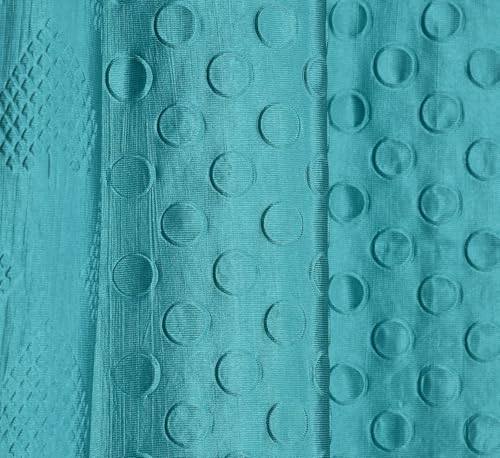 Image of Coin Punching Window Curtains 5 Feet Long for Living Room - Window Curtain Set of 1 Pcs Panel, Stylish Parda for Home Decor & Office Aqua Colour -1 Pcs 5 feet