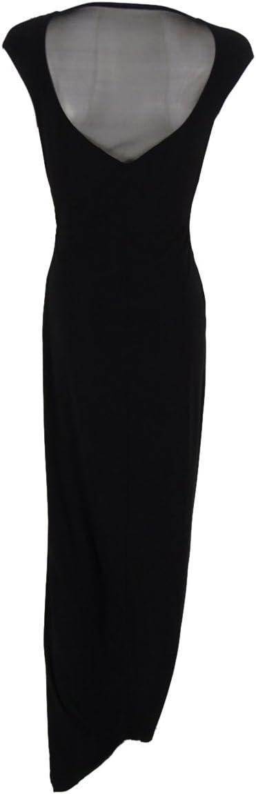 Lauren Ralph Lauren Women's Jersey Embellished Gown (8, Black)