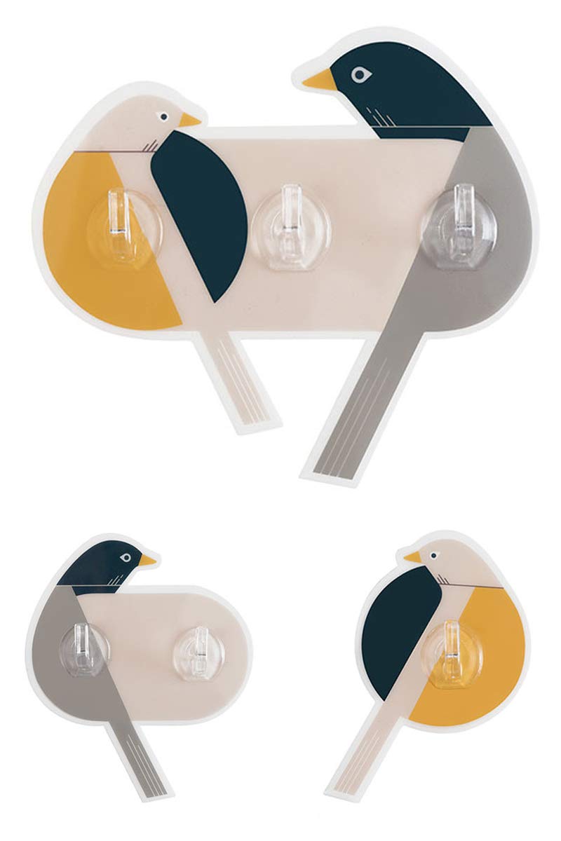 Buy 3 pieces Powerful Self Adhesive Hooks Stick Sturdy Heavy Duty Wall