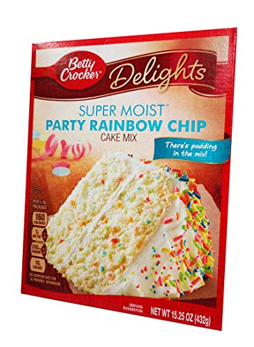 Betty Crocker Super Moist Rainbow Chip Cake Mix