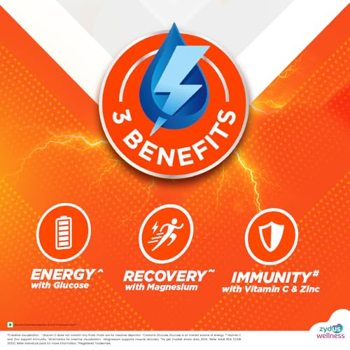 Image of Glucon-D Tangy Orange with 3 Benefits of Energy, Recovery, and Immunity, Refill 450 g