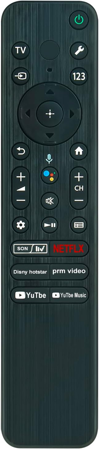 RMF-TX810P Voice Replacement Remote Control for Sony 4K Smart TV XR-55A80L XR-65A80L KD-85X80L KD-85X80L KD-55X85L KD-43X80L