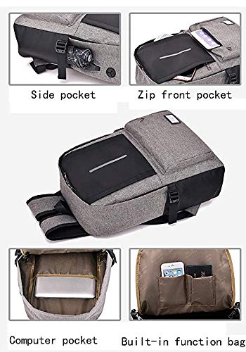 Sac messenger sécurisé avec port USB pour protéger vos objets de valeur - 2
