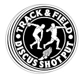 HOSALA (3in - 3Pcs) Track & Field Discus Shot Put Sticker, Track And Field Throwing Sports Sticker, Discus...