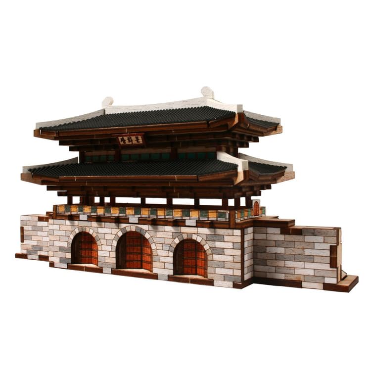 Porte Gwanghwamun maquette en bois : décoration asiatique élégante pour sublimer votre salon
