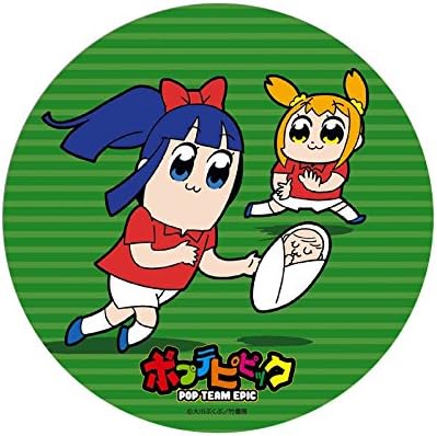 Amazon ポプテピピック デカデカブリキバッチ C アニメ 萌えグッズ 通販