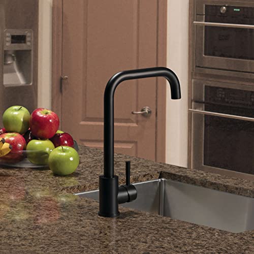 Lippert Flow Max Square Gooseneck Kitchen Faucet for RVs and Residential,Black - Image 3