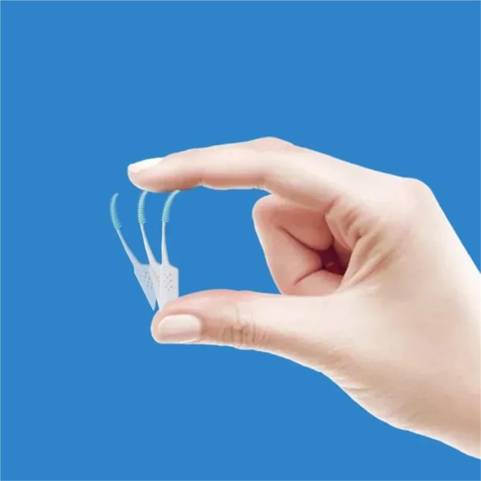 Cepillos interdentales y palillos de hilo dental, Cepillo Interdental Silicona 4.8-5cm 150 Pcs(150pcs)
