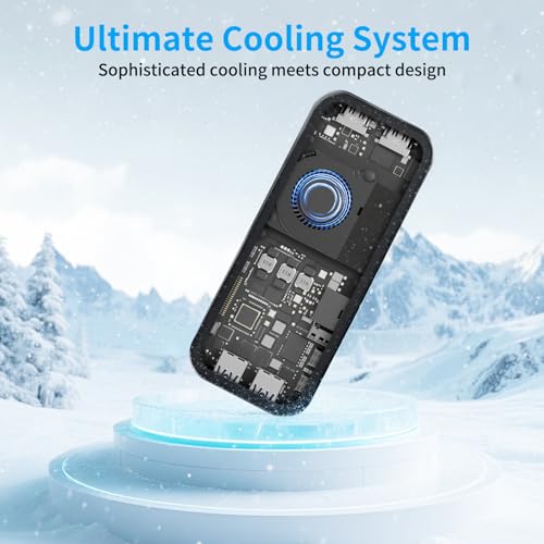 DreamQuest Mini PC Stick Windows 11 Pro 12GB DDR5 512GB M.2 SSD Intel N95 (bis zu 3.4Ghz) PC Stick mit 2X HDMI/2xType C(Max 10Gbit/s)/WiFi 6/BT5.3/4x USB3.2(10Gbit/s) für Home/Büro/Kommerzielle New