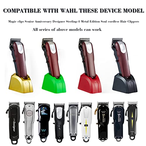 Professional Cordless Clipper Charger Fits Wahl Replacement 4V Hair Clippers Vertical Clipper Charging Stand For Wahl, Sterling, And 5-Star Cord/Cordless Clippers(Gold) #TOP5