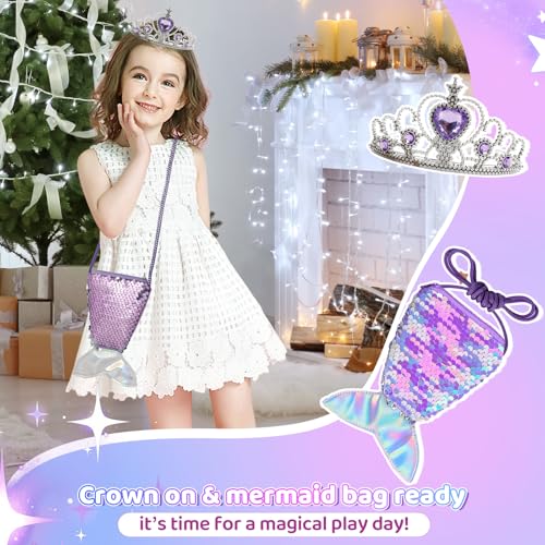 Image of Jenria Mermaid Gift for Girls Toys Age 6-8, Kindergarten Graduation Gifts for Girls, Birthday Gifts for Girls Age 3 4 5 6 7 8 9 10, Girl Toys, Birthday Gifts Set, for Daughter, Niece, Little Girl