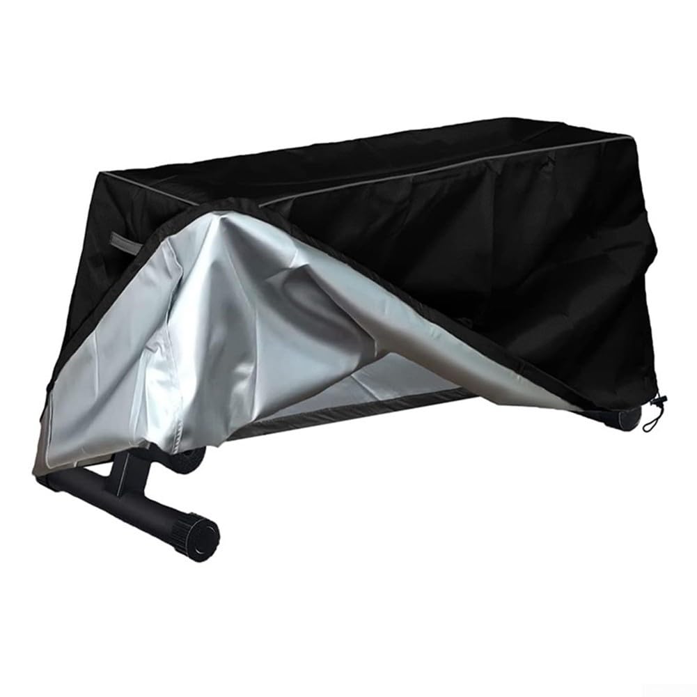 Funda para banco de pesas de tela Oxford 210D para exteriores, diseño portátil y plegable con cierre de cordón