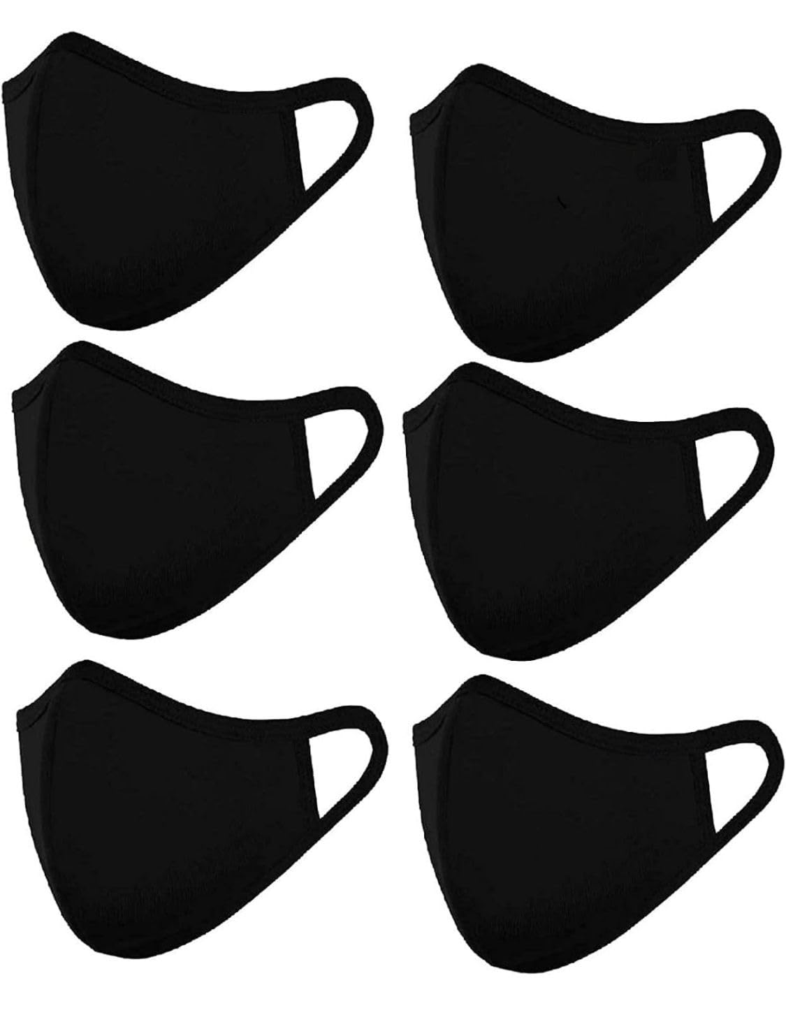 Black mask cotton Hosiry for men woman boys and girls combo pack of 6 masks (B0CWNKYD4F) Amazon Price History, Amazon Price Tracker