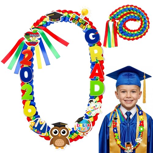 DECYOOL Kindergarten Preschool Graduation Lei kid Class of 2026 Accessory
