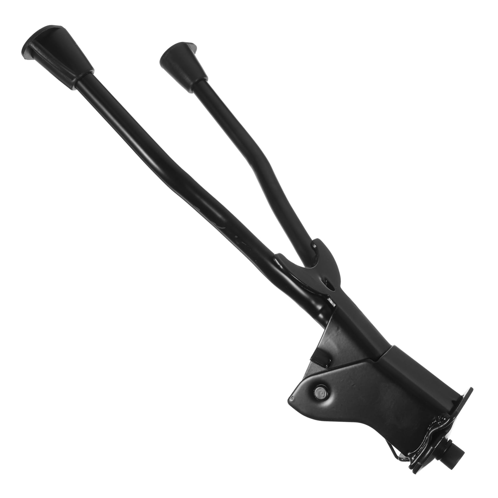 Milisten 1Pc Double Leg Kickstand Parking Rack for Mountain Bikes and Above Durable Support Stand for Enhanced Stability Black Finish