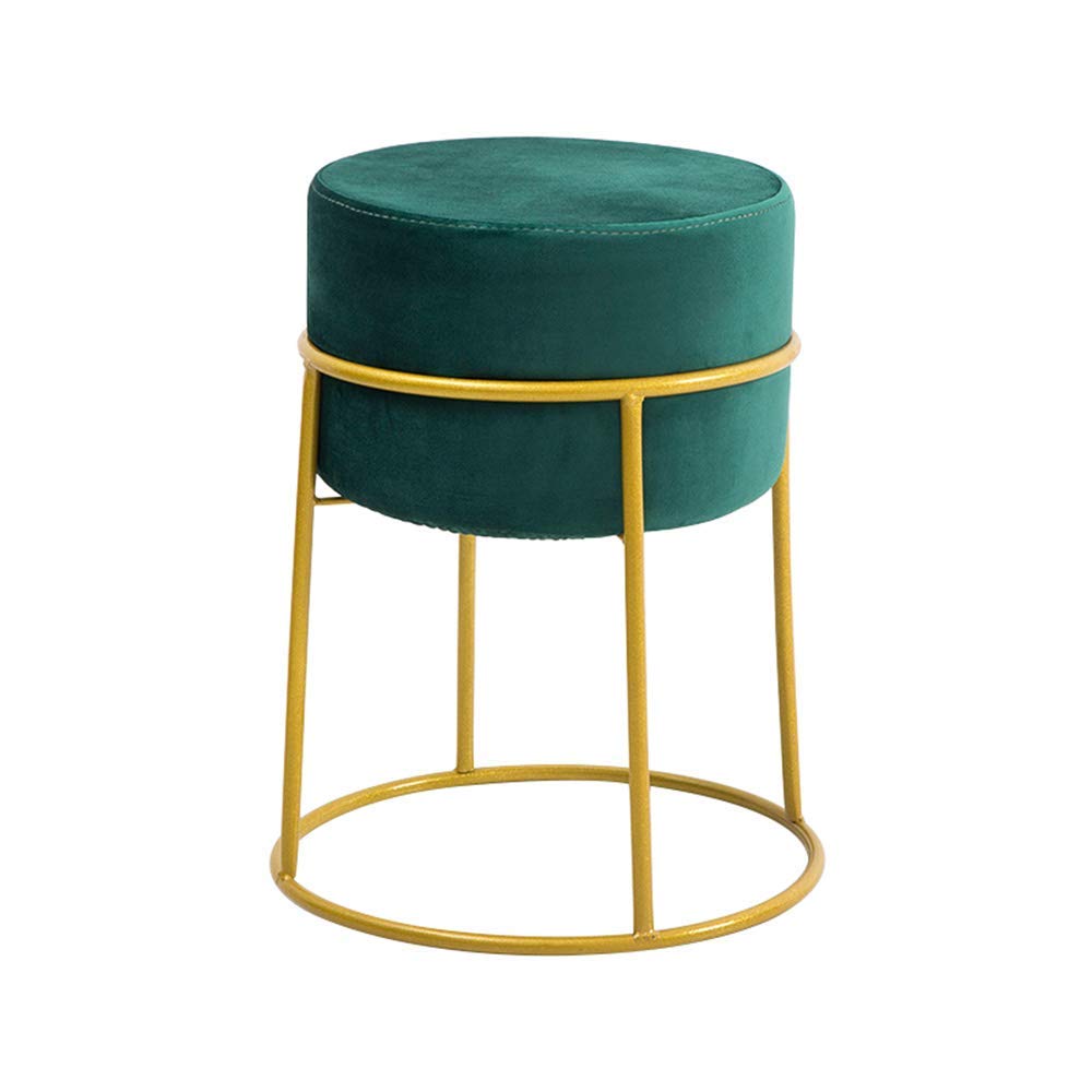 Tabouret de Toilette Bas Rond en Fer pour Soulager vos Jambes