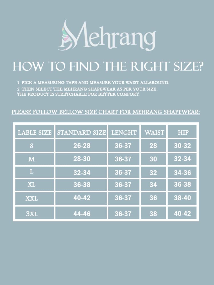 Image of Mehrang Stretchable Saree Shapewear Petticoat for Women, Cotton Blended,Petticoat,Skirts for Women,Shape Wear Dress for Saree