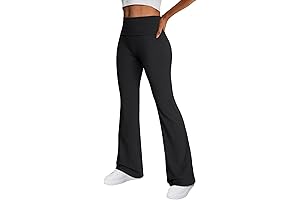 Fit and Cozy: Women's Yoga Pants with Flattering Flare