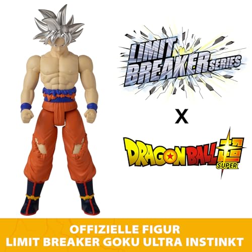 BANDAI - Dragon Ball Super - Goku Ultra Instinkt - Limit Breaker Figur 30 cm - Offizielle Dragon Ball Lizenz - Große Gelenkige Goku Ultra… – Ansicht 2