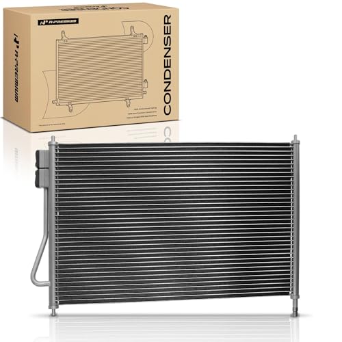 A-Premium Air Conditioning A/C Condenser Compatible with Ford Focus 2000-2005 2.0L 2.3L, Replace# 4938, YS4Z19712AB