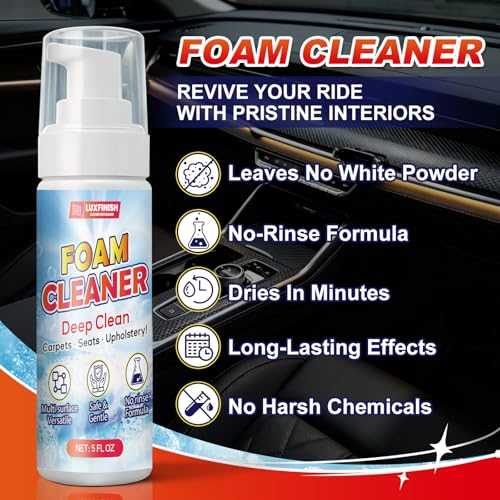 LUXFINISH Car Interior Foam Cleaner