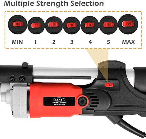 Homgarden 800W Drywall Sander Drywall Vacuum Adjustable Electric Variable Speed Foldable Sander W/6 Sand Pads #TOP7