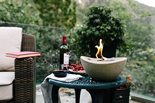 Terra Flame OD-TT-WAV-BGE-03N Fire Bowl, Stone - Thumbnail 7