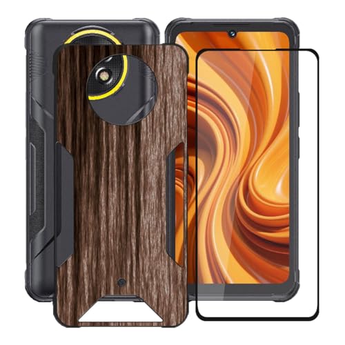 AQGGIIXY Cubot Kingkong Ace 5 �d�b�P�[�X (6.7�C���`) �X�N���[���v���e�N�^�[1���t�� �����K���X�t�B�����A�u���b�N�ی�V�F�� ���h�~ �o���p�[ �����^�\�t�g�V���R�� - XV22