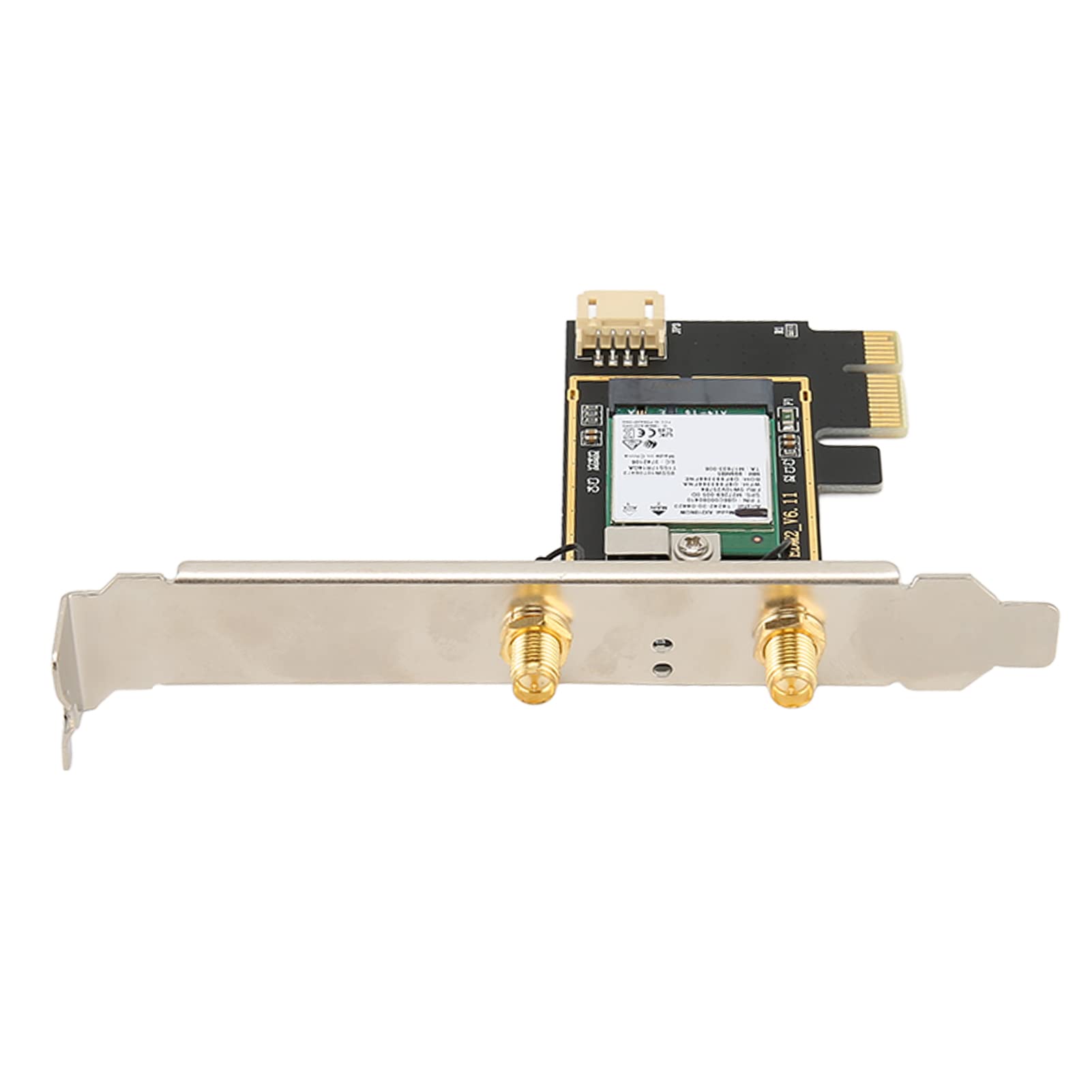 Bewinner Scheda di Rete WiFi AX210NGW, Bluetooth 5.2, 2.4GHz 5GHz 6GHz Schede di Rete Wireless per PC Desktop Adattatore WiFi PCIe