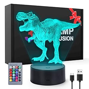 Regalos Niños 5 6 7 8 9 Años Dinosaurios Juguetes: Lampara Niño Regalo Original Nino 5 – 10 Anos Regalo Dinosaurio para Niños De 6 7 8 Anos Ideas Regalo Comunion Cumpleanos Ninos 9 10 Luz para Niño