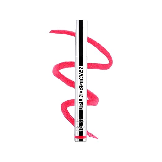Sacheu Lip Liner Stay-N Peel Off Lip Stain — Long Lasting Matte Lip Tattoo Transfer Proof Lipstain Infused with Hyaluronic Acid & Vitamin E for All Skin Types — Vegan & Cruelty-Free, leftonRED