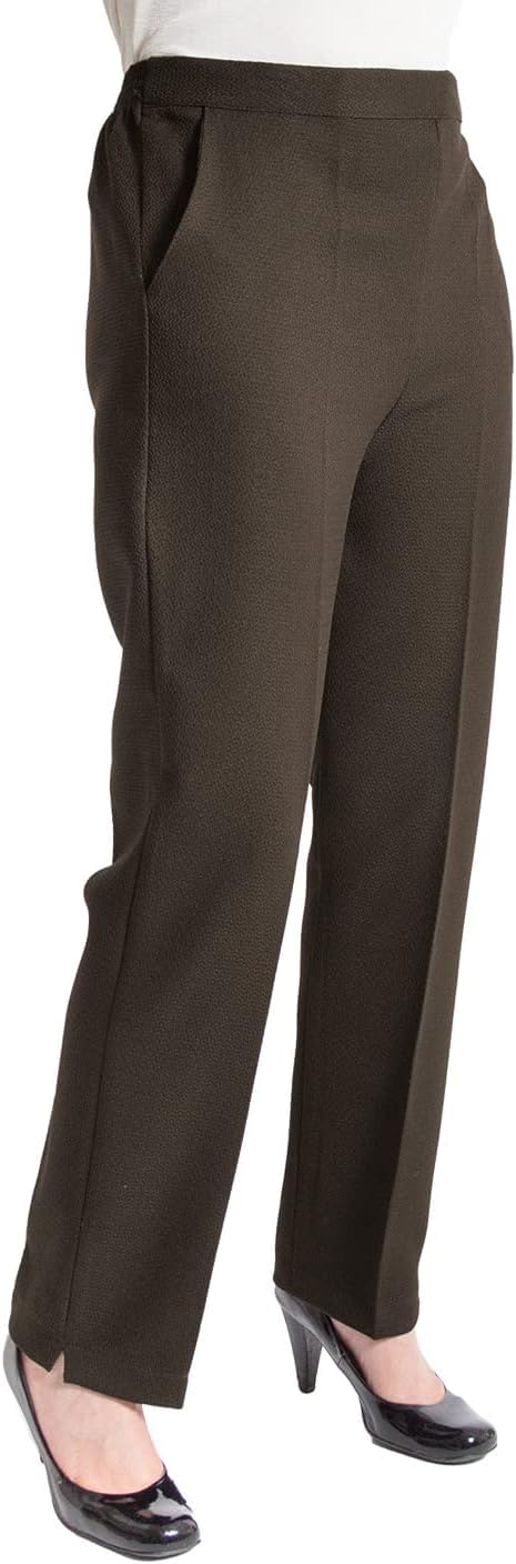 Fashion Friendly Ladies Wooltouch Trousers Mocha Size 20 29" Leg