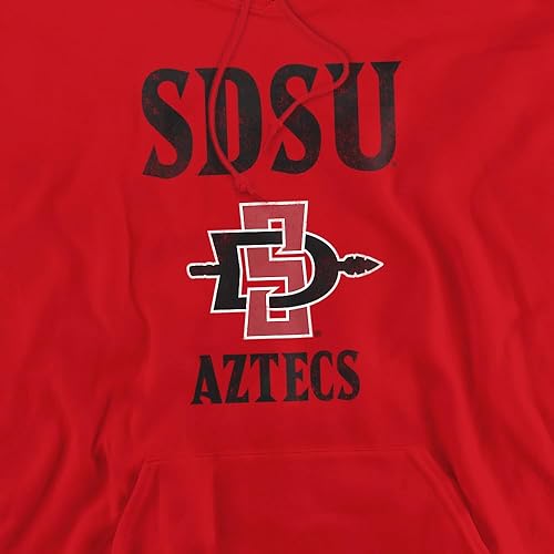 Miniatura 2 de LOGOVISION Sudadera con capucha grande para adultos de la Universidad Estatal de San Diego