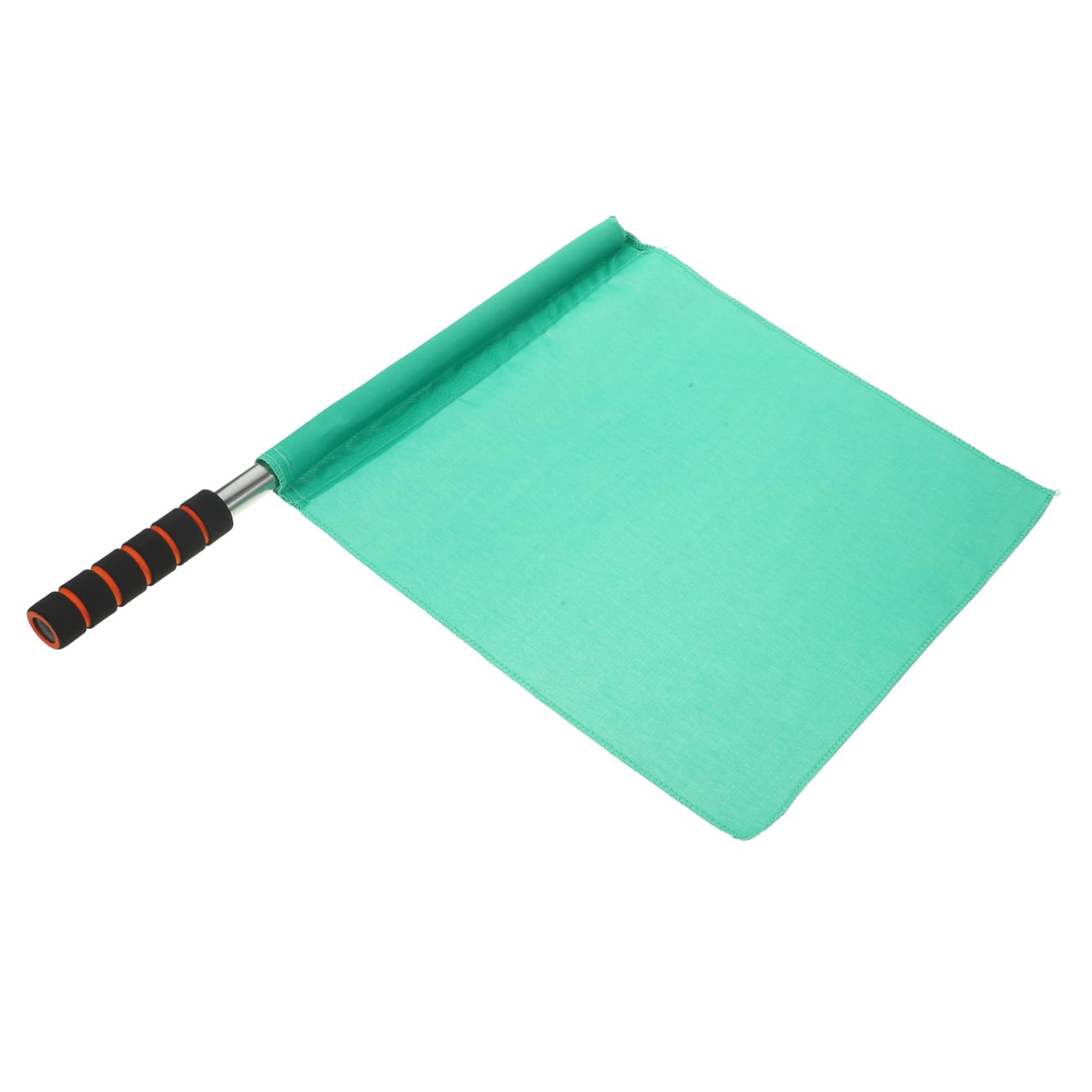 PHENOFICE Competition Signals Flag Handheld Match Referee Flag Green Sturdy for Racing Birthday Themed Events