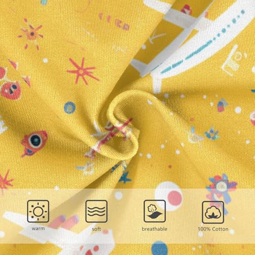 Kids Pattern Airplanes Colorful Little Boys Cotton Nighttime Underwear Cute Children Panties3