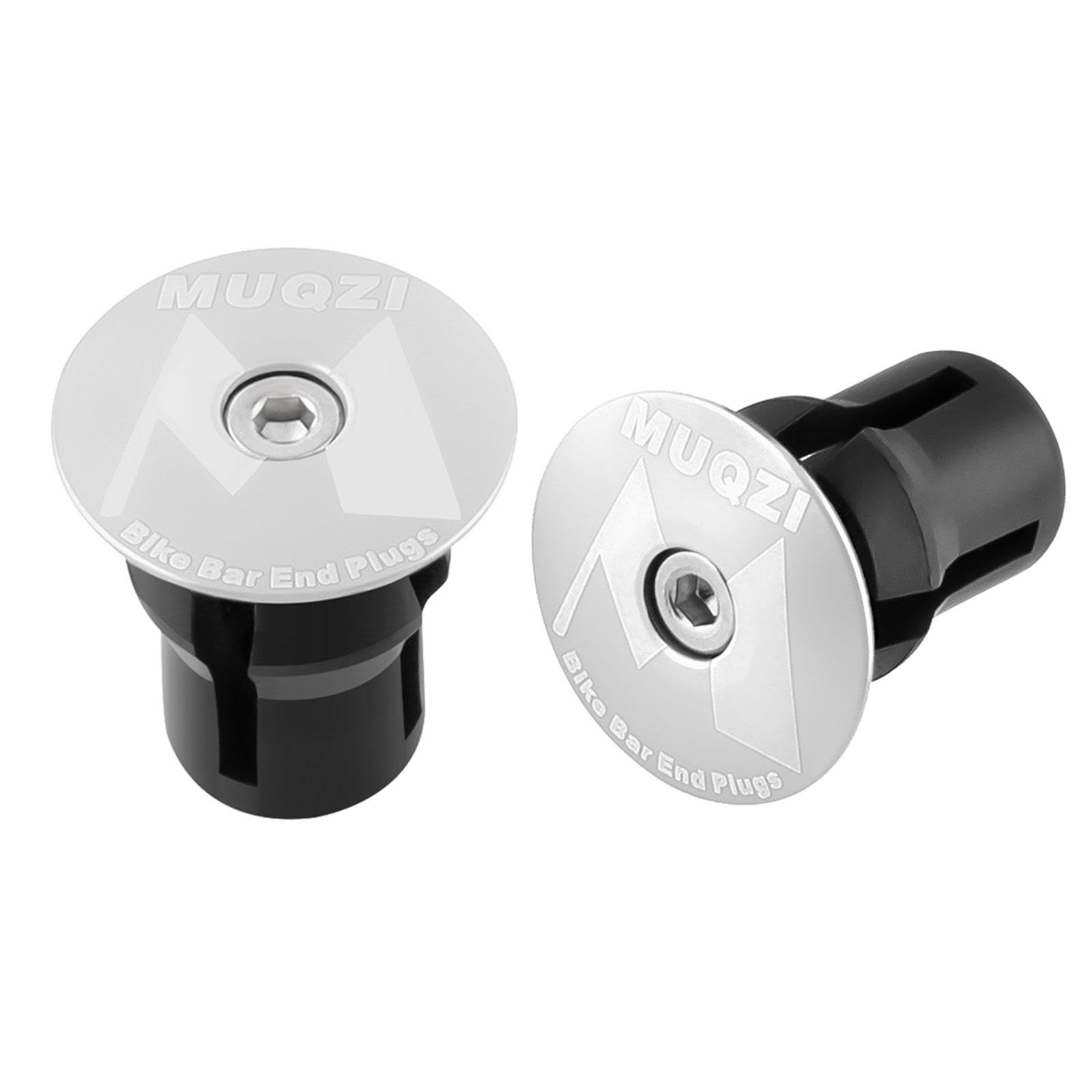 CALANDIS™ 5x2x Bike Handle Bar Plugs Cap Bikes Bar End Plugs for BMX Cycling Most Bicycle Silver M Marks | Bar Ends & Plugs | Bicycle Components & Parts | Cycling-picture-20