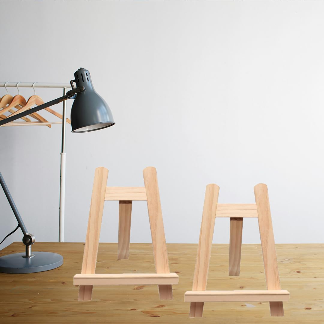 Angle Réglable Lot De 2 Chevalets Mini Pliables En Bois - 20x28 Cm - Pour Photos, Cartes, Dessins - Stable Et Réglable Support Photo Cartes Angle Réglable Lot De 2 Chevalets Mini Pliables En Bois - 20x28 Cm - Pour Photos, Cartes, Dessins - Stable Et Réglable Support Photo Cartes