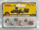 ladegut schrott spur n Figuren Modelleisenbahn Woodland Scenics A2216 Ladegut Verschiedene Kisten Koffer Ladung Figuren Spur N 1:160 Misc. Freight
