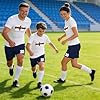 TEERAPHIQUE Family Matching Football T-Shirts for England Fans, Red White Top for Parents Kids, Ideal Match Day（Men White5-DK XL） #1