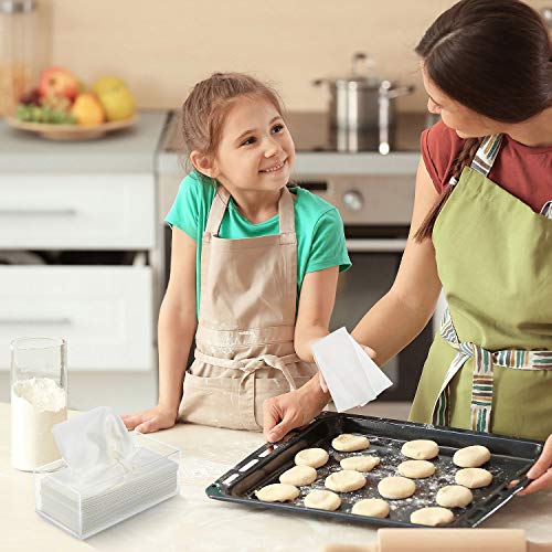 image for Nuenen 2 Pieces Acrylic Facial Tissue Dispenser Box Tissue Box Holder 