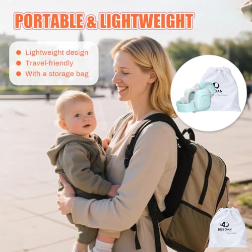 Image of SNOWIE SOFT Baby Noise Cancelling Earmuffs, Adjustable Headband, 0-48 Month