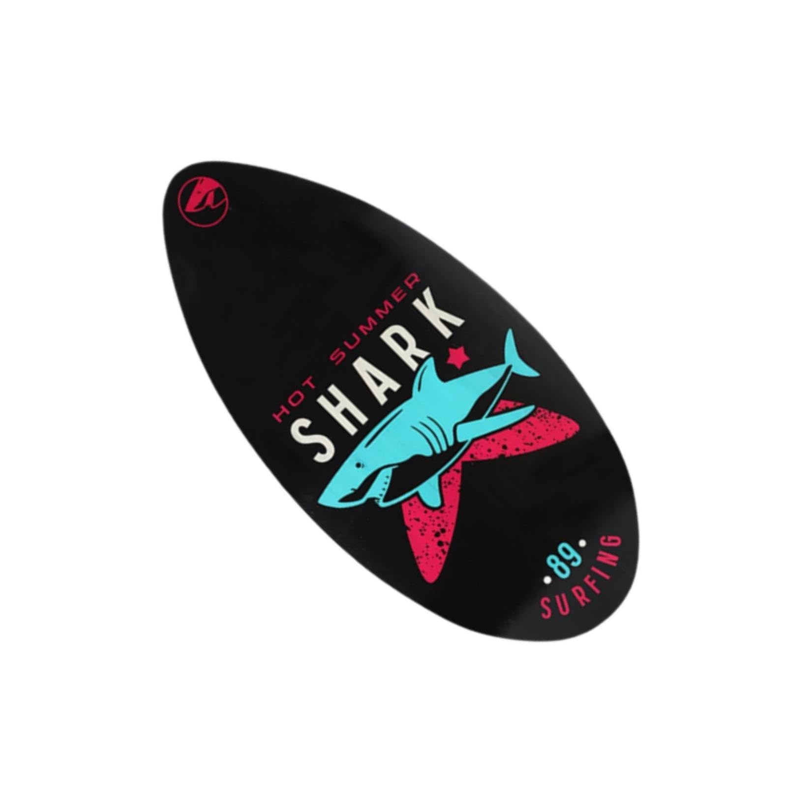 Fenteer Tabla de Skim de Madera Surf Pequeña Juguete Acuático Brillante Playa Niños Principiantes