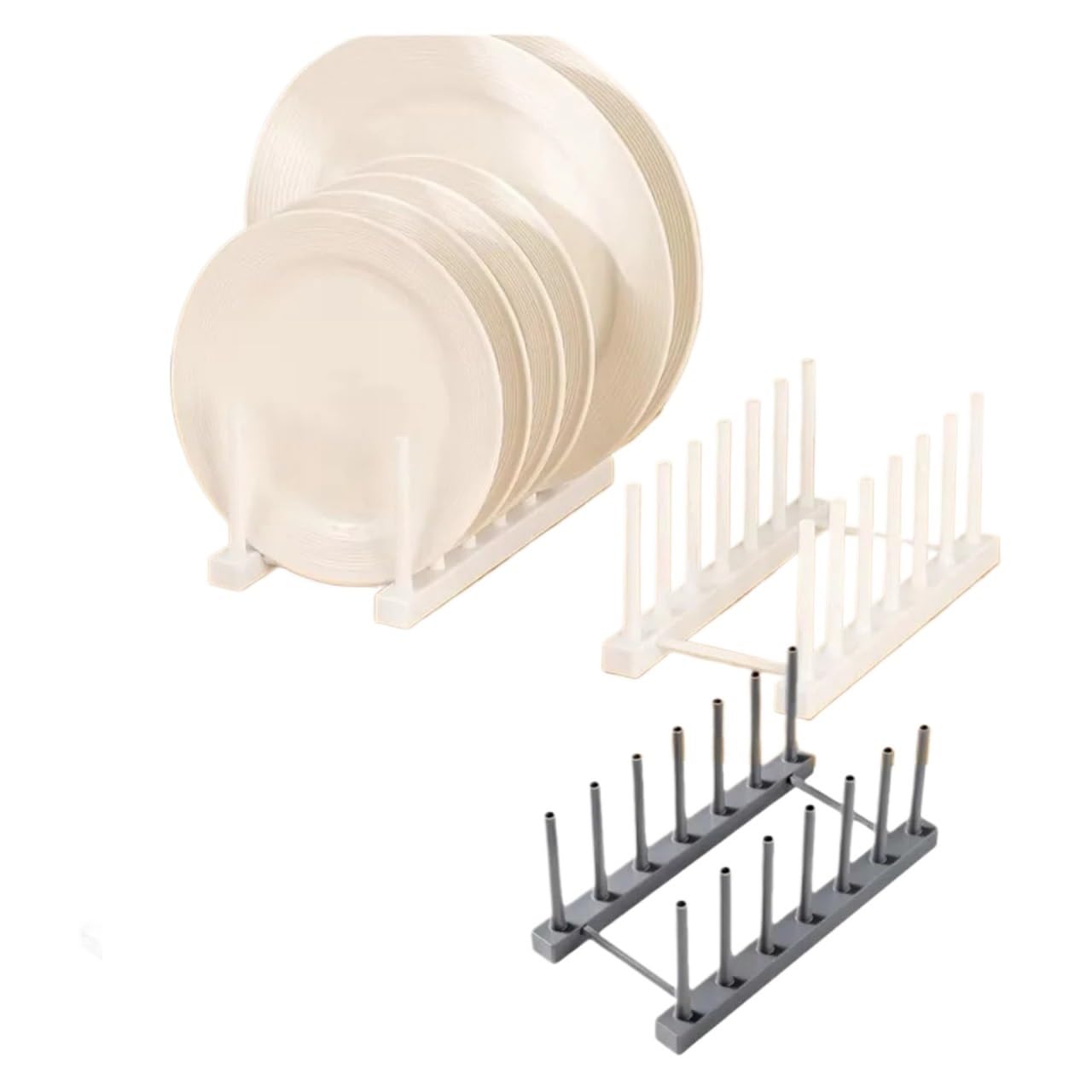 YUPLIODSX Wooden Dish Rack Multifunctional Dish Drainer Rack