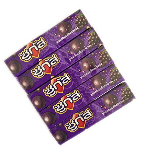 Dulces Sugus sabor grosella negra 5 paquetes 30 g c/u miniatura 3