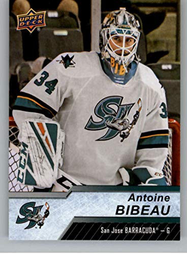 2018-19 Upper Deck AHL Hockey #105 Antoine Bibeau San Jose Barracuda SP Official UD American Hockey League Trading Card 2018-19 Upper Deck AHL Hockey #105 Antoine Bibeau San Jose Barracuda SP Official UD American Hockey League Trading Card